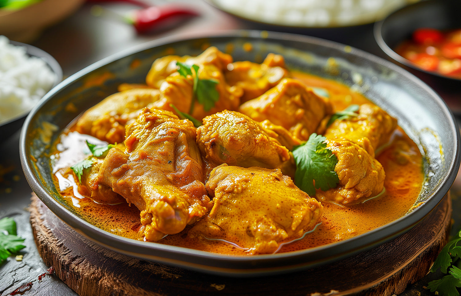 Air Fryer Curry Chicken Singapore Style