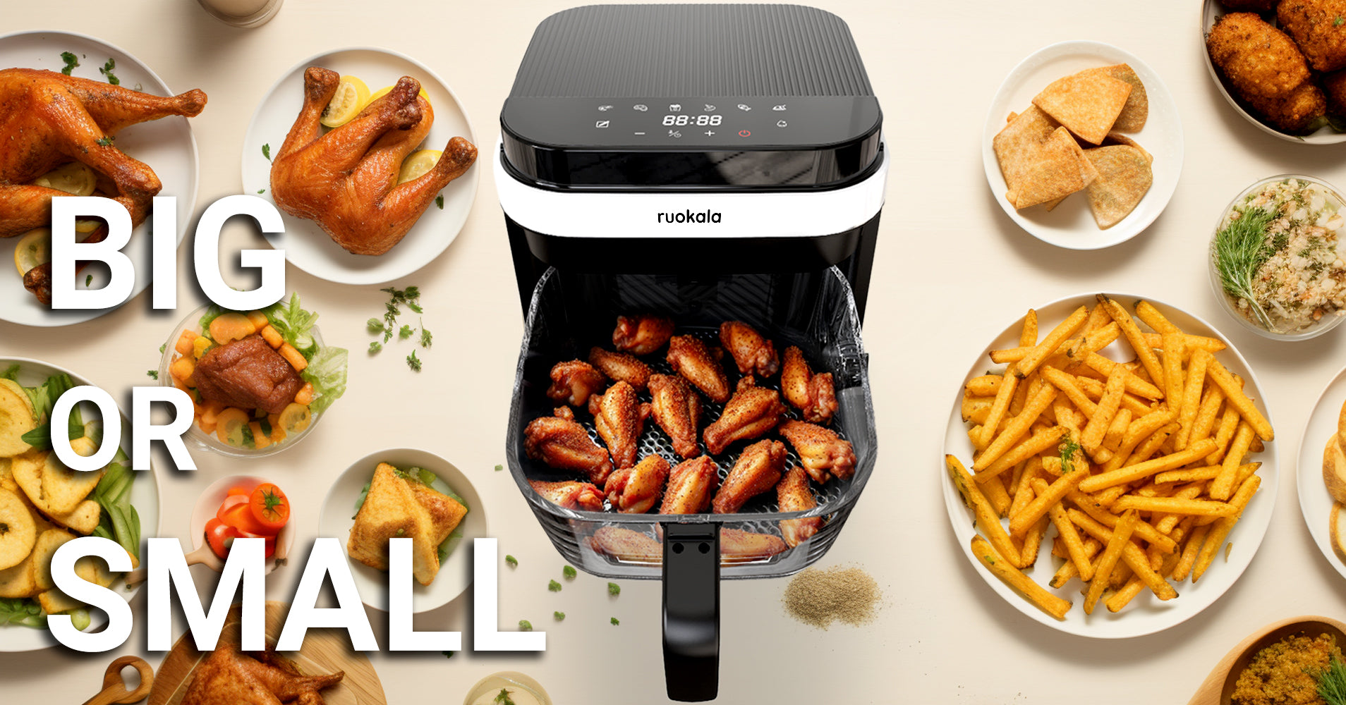 Air Fryer – Big or Small? Navigating Your Healthy Cooking Needs