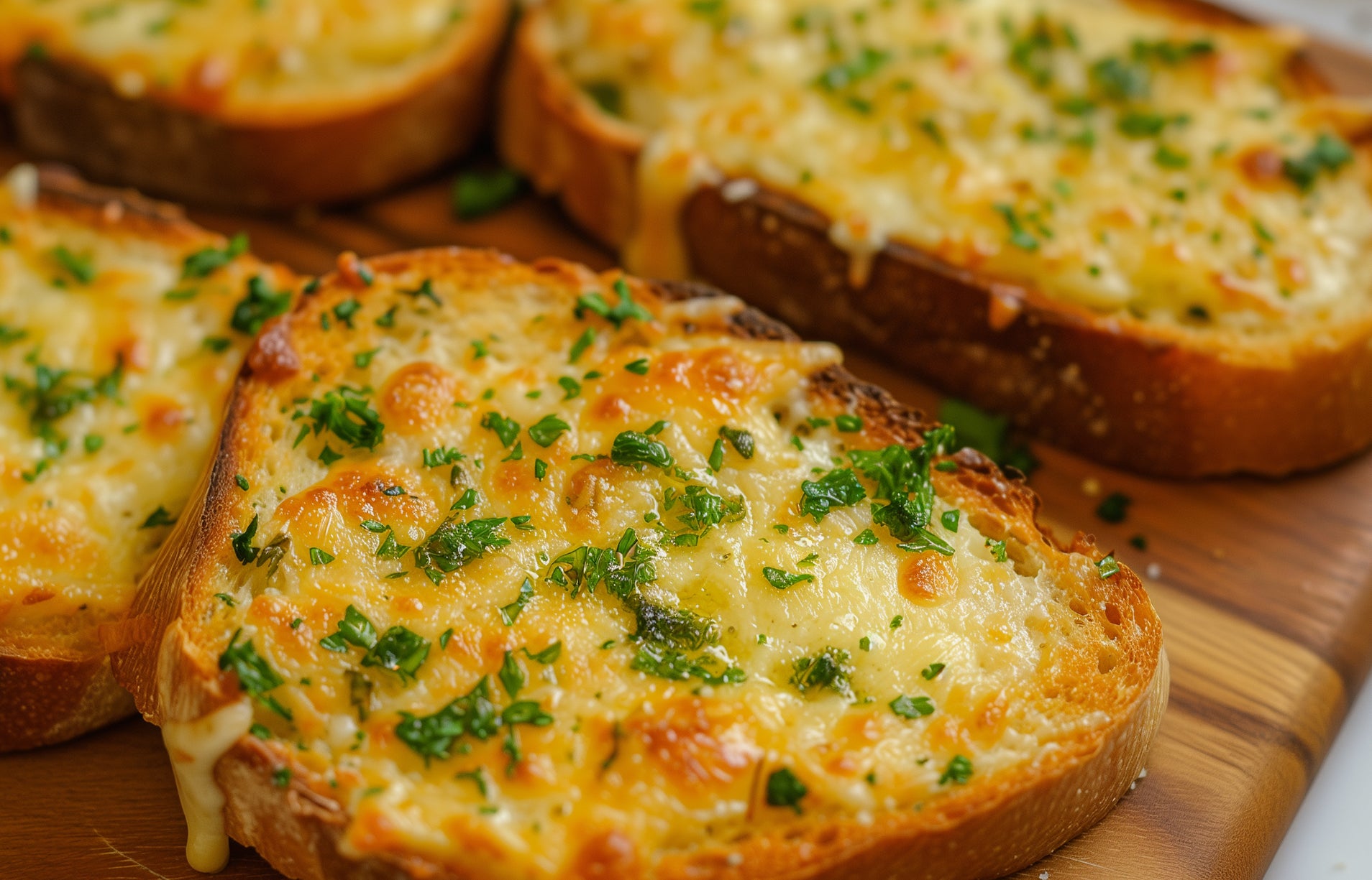 Air Fryer Cheesy Garlic Toast Recipe